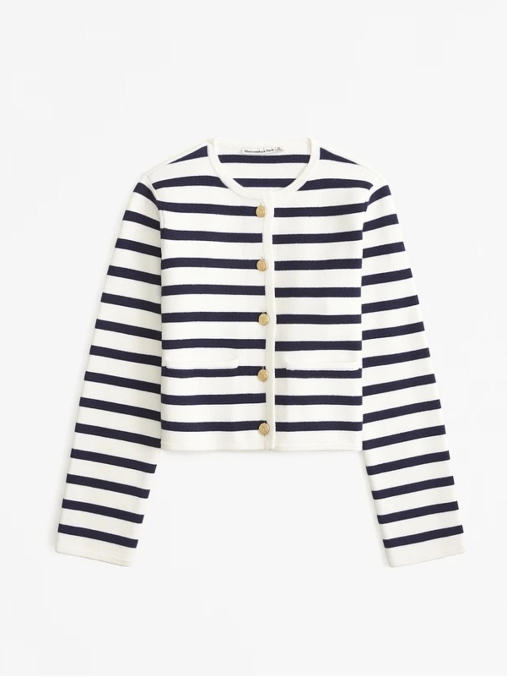 Abercrombie & Fitch
LuxeLoft Crew Sweater Jacket, Size Small